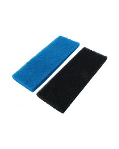 nautilogic Aquarium Fish Tank Sponge Cotton Carbon Filter 32cm Length Black Blue