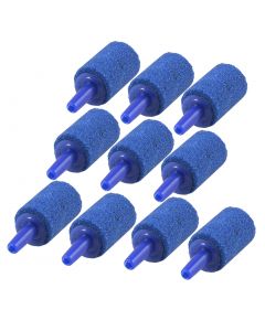 nautilogic Blue Fish Tank Cylinder Aquarium Bubble Release Air Stones 15mmx25mm 10 Pcs