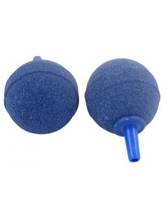 nautilogic Fish Tank Ball Shaped Aquaruim Bubble Release Airstone Diffuser Blue 2 Pcs