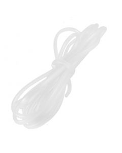 nautilogic Aquarium Silicone Flexible Air Oxygen Circulation Pipe Clear White 9.8 Feet