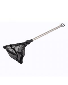 nautilogic Retractable Triangle Frame Aquarium Fish Shrimp Betta Skimming Net 7cm Width