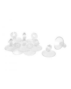 nautilogic Household Aquarium Fish Tank Silicone Suction Cup Airline Clip Holder 10 Pcs