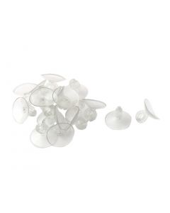 nautilogic Water Rubber Pump Tube Hose Aquarium Fish Tank AirLine Sucker Suction Cup Holder 20 Pcs