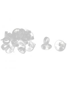 nautilogic Silicone Aquarium Air Hose Airline Tube Clip Suction Cups Holders 20 Pcs