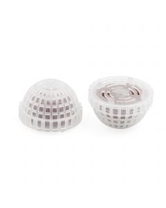 nautilogic 2pcs Plastic Aquarium Shrimp Fish Tank Moss Ball Holder Live Plant Shaping Decor Filter