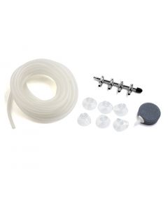 nautilogic Airline Tubing Air Flow Splitter Airstone Aquarium Fish Tank Accessaries Set