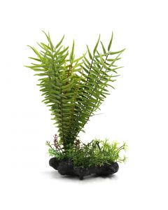 nautilogic Green Plastic Terrarium Tank Plants Decorative Plant for Reptiles and Amphibians